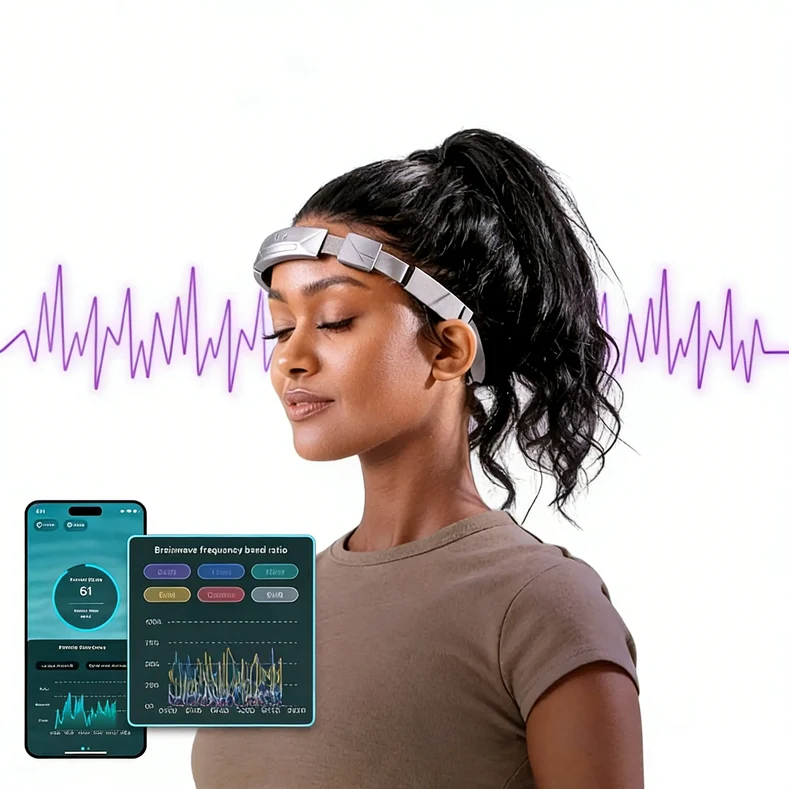 Electroencefalograma - Diadema EEG de Neurofeedback para Meditación y Enfoque - Imagen 3